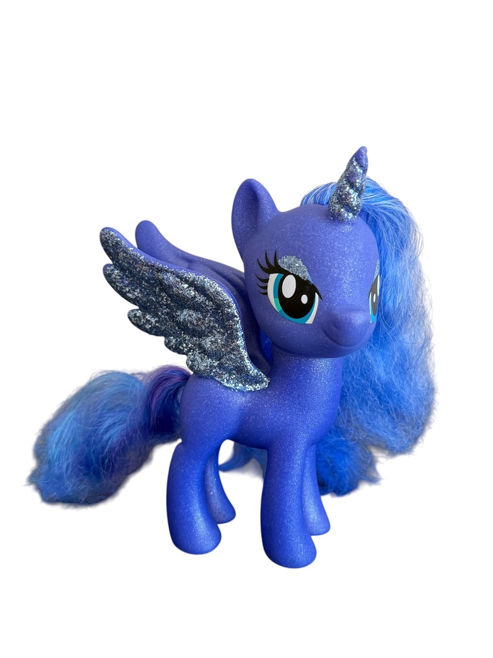 Hasbro My Little Pony Princess Luna Glitter Wing Unicorn Figure Purple 2016